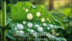 causes of powdery mildew
