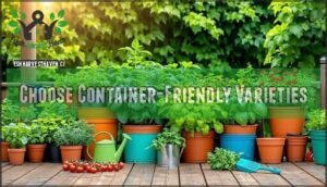 choose container-friendly varieties