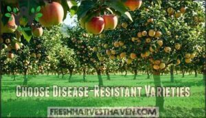 choose disease-resistant varieties
