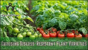 choosing disease-resistant plant varieties