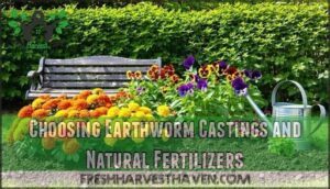 choosing earthworm castings and natural fertilizers