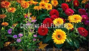 choosing fall flowers