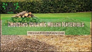 choosing organic mulch materials