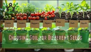choosing soil for different seeds