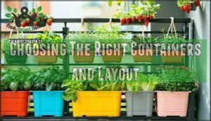 choosing the right containers and layout