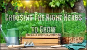 choosing the right herbs to grow