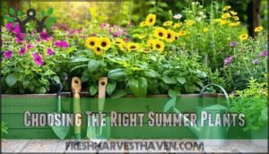 choosing the right summer plants