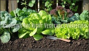 choosing the right vegetable varieties