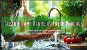 cleaning and handling fresh produce