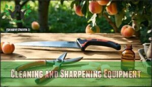cleaning and sharpening equipment
