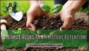 coconut husks and moisture retention