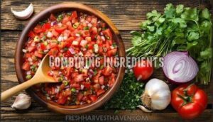 combining ingredients