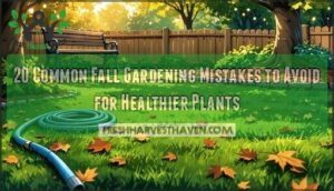 common fall gardening mistakes to avoid