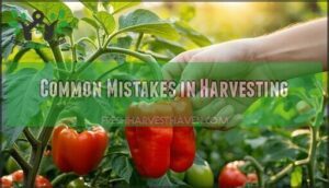 common mistakes in harvesting