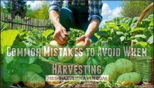 common mistakes to avoid when harvesting