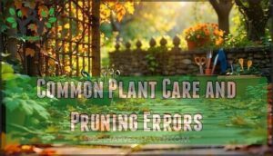 common plant care and pruning errors