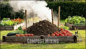 compost mixing