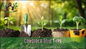 consider soil type
