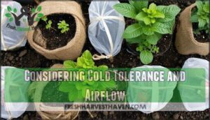 considering cold tolerance and airflow