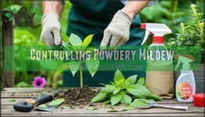 controlling powdery mildew