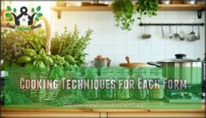 cooking techniques for each form