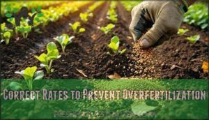 correct rates to prevent overfertilization