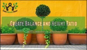create balance and height ratio