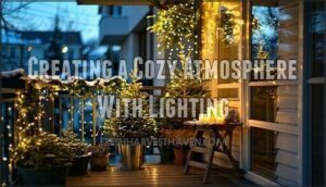 creating a cozy atmosphere with lighting