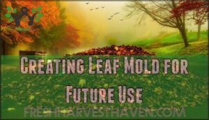 creating leaf mold for future use