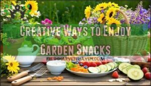 creative ways to enjoy garden snacks
