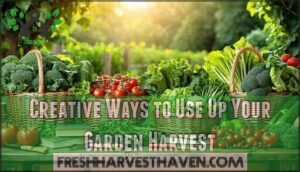 creative ways to use up your garden harvest