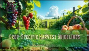 crop-specific harvest guidelines