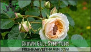 crown gall symptoms