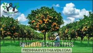 cultivating citrus trees