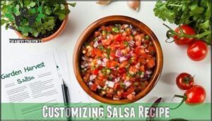 customizing salsa recipe