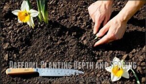 daffodil planting depth and spacing