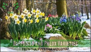 daffodils and phlox varieties