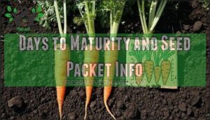 days to maturity and seed packet info