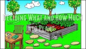 deciding what and how much to plant