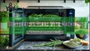 dehydrating herbs with machines