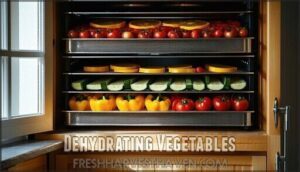 dehydrating vegetables