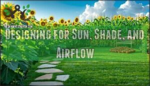 designing for sun, shade, and airflow