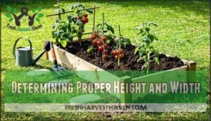 determining proper height and width