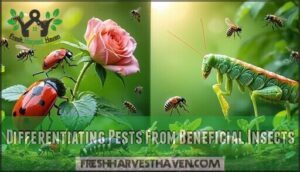 differentiating pests from beneficial insects