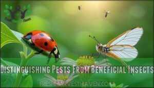 distinguishing pests from beneficial insects