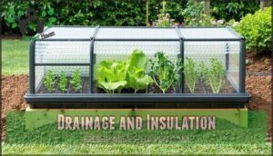 drainage and insulation
