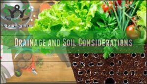 drainage and soil considerations