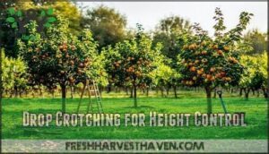 drop crotching for height control