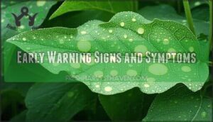 early warning signs and symptoms