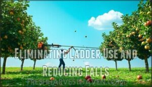 eliminating ladder use and reducing falls